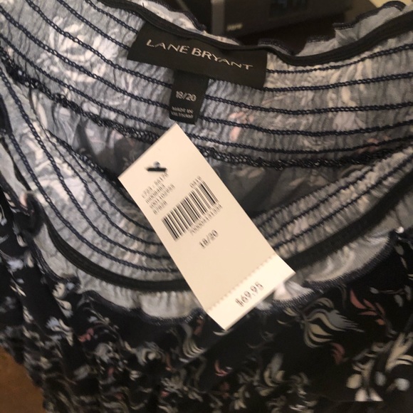 NWT Lane Bryant Off The Shoulder Midi Dress 18/20 - Picture 4 of 4